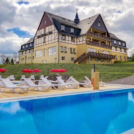 Panorama Berghotel Wettiner Hoehe 자이펜 외부 사진