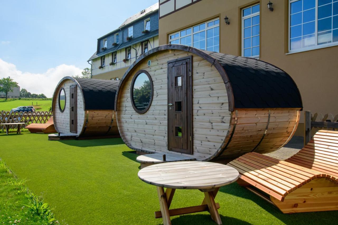 Panorama Berghotel Wettiner Hoehe 자이펜 외부 사진