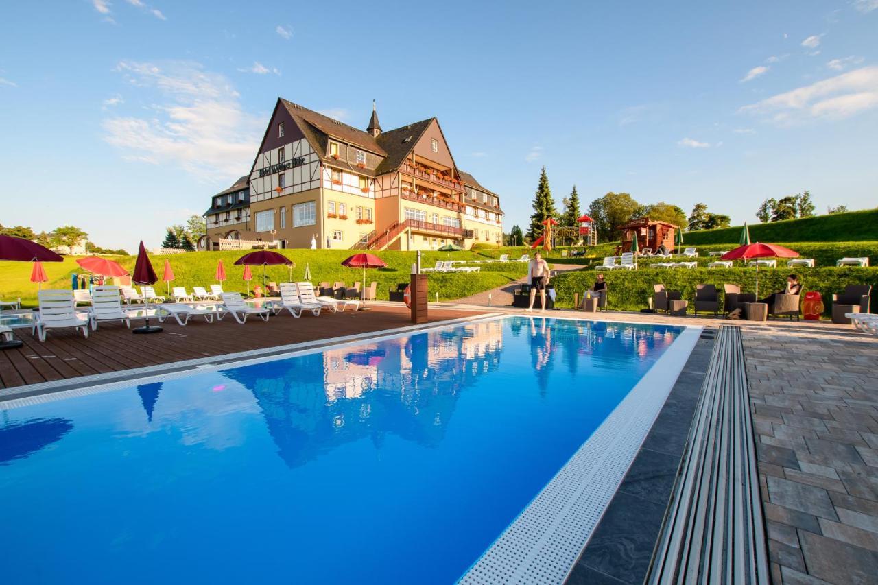Panorama Berghotel Wettiner Hoehe 자이펜 외부 사진