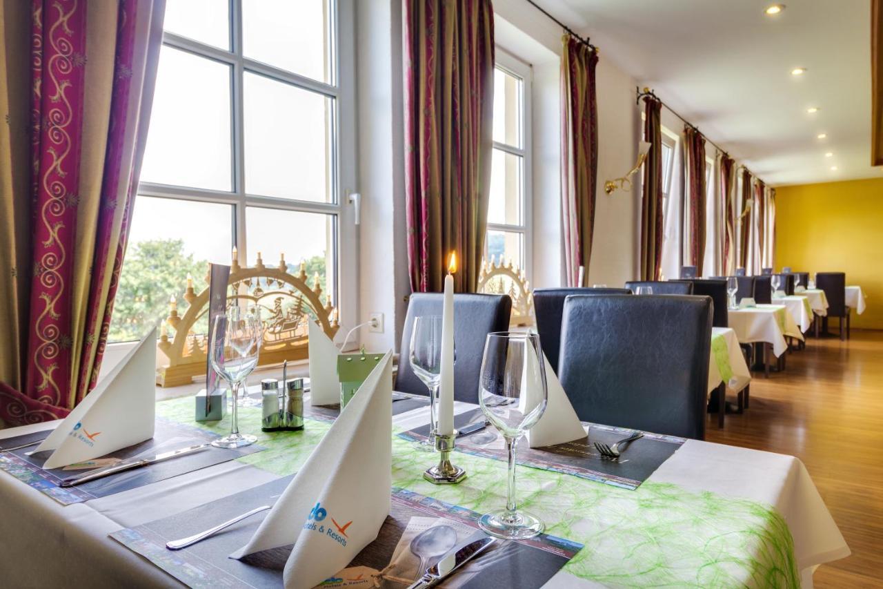 Panorama Berghotel Wettiner Hoehe 자이펜 외부 사진